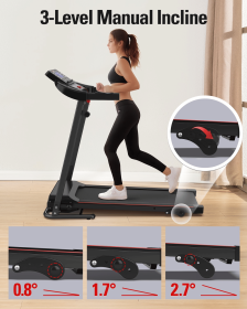 sFoldable Treadmill Fitness Walking Machine