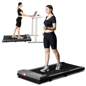 Flat Walker Gray Treadmill