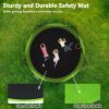 14FT Trampoline Set with Swing,Sports Fitness Trampolines with Enclosure Net, Recreational Trampolines for Outdoor Indoor
