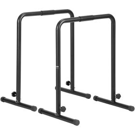 VEVOR Dip Bars, 440 lbs Capacity, Heavy Duty Dip Stand Station with Adjustable Height