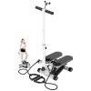 Step Machines, With Adjustable Resistance Bands Home Exercise Fitness Mountaineering Multi-Function Stair Stepper