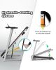 Folding Treadmill with Desk for Home - 265lbs Foldable Treadmill Running Machine