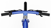 bikeEB60 LyteCycle Minimalist Fitness Step-through e-Bike w/ up to 62 miles Max Operating Range and 20 MPH Max Speed - Bolt Blue