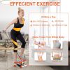 Step Machines, With Adjustable Resistance Bands Home Exercise Fitness Mountaineering Multi-Function Stair Stepper