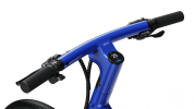 bikeEB60 LyteCycle Minimalist Fitness Step-through e-Bike w/ up to 62 miles Max Operating Range and 20 MPH Max Speed - Bolt Blue