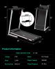 Folding Treadmill with Desk for Home - 265lbs Foldable Treadmill Running Machine