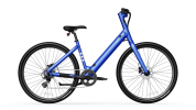 bikeEB60 LyteCycle Minimalist Fitness Step-through e-Bike w/ up to 62 miles Max Operating Range and 20 MPH Max Speed - Bolt Blue