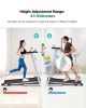 Folding Treadmill with Desk for Home - 265lbs Foldable Treadmill Running Machine