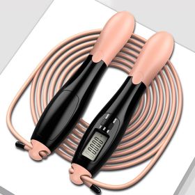 1pc Gym Fitness Smart Jump Rope With LCD Screen Counting Speed Skipping 2.8 M / 9.18ft (Items: Skipping Rope, Color: BLACK)