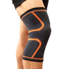 1PC Fitness Running Knee Sleeve for Basketball Volleyball Cycling (Type: Style C, Color: BLACK)